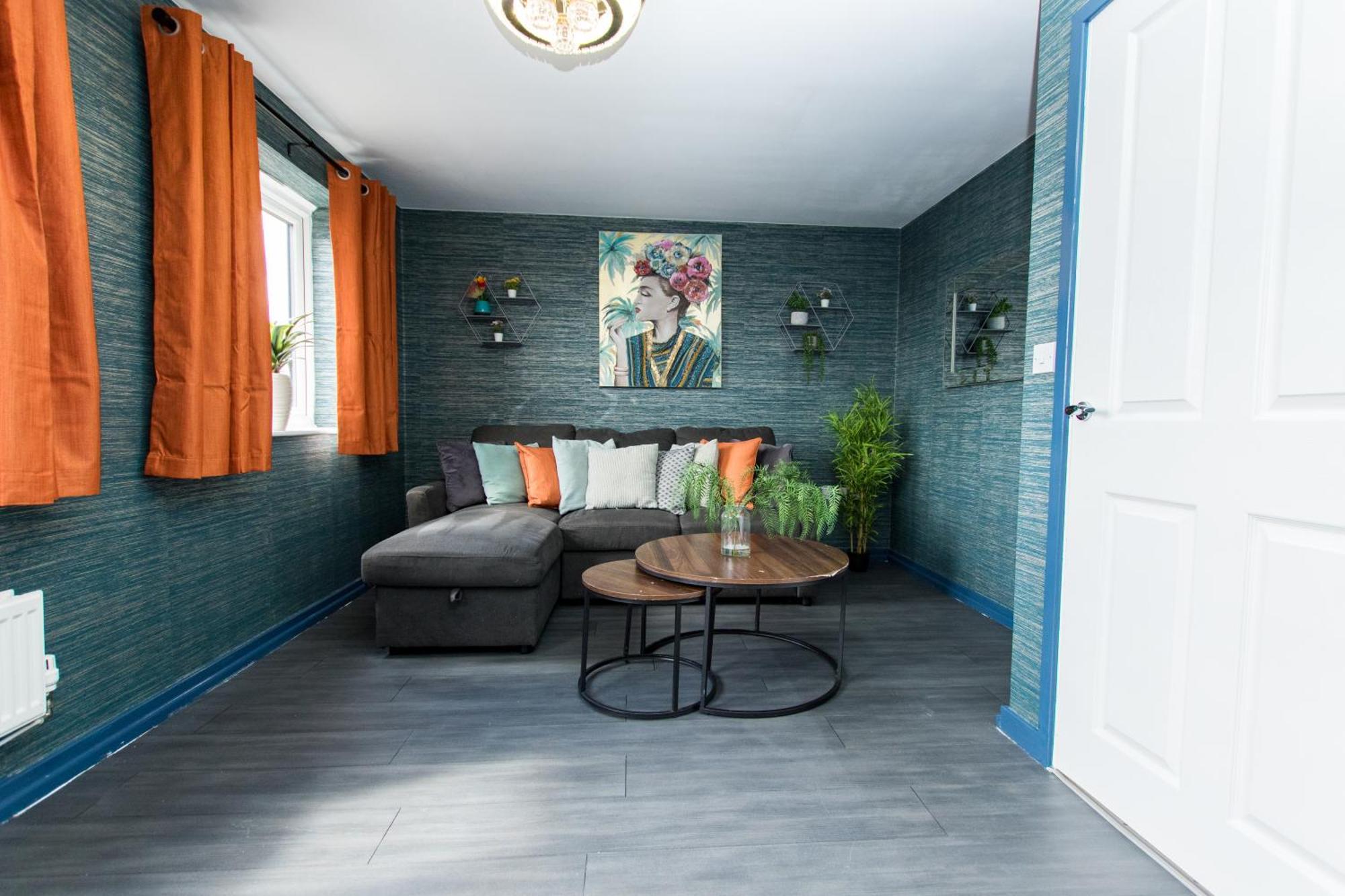 Free Parking 3 Bedroom House In 노팅엄 외부 사진