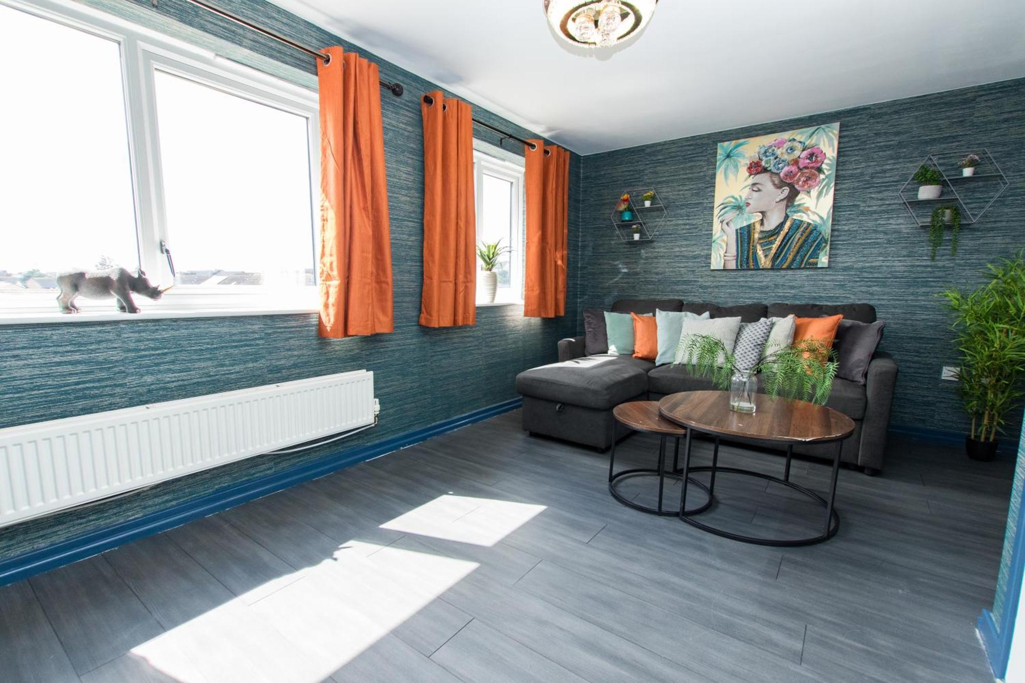 Free Parking 3 Bedroom House In 노팅엄 외부 사진